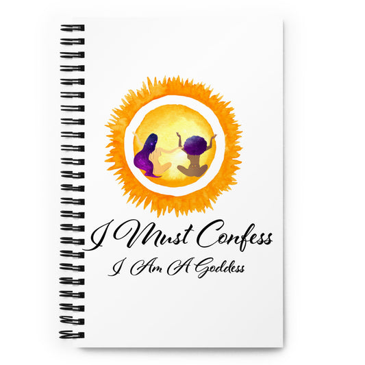 Goddess Spiral notebook